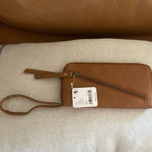 Free People Distressed Vegan Wallet